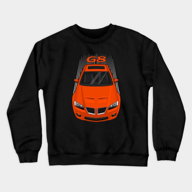 Pontiac G8 2008-2009 - Orange Crewneck Sweatshirt by V8social